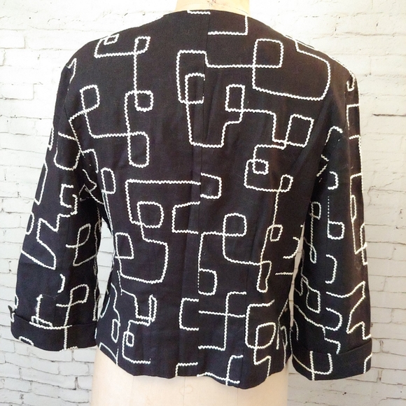 ❤️SOLD❤️   Josephine Chaus Atomic Embroidered Blazer - Picture 2 of 7